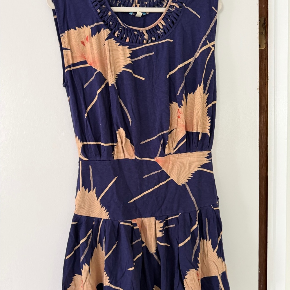 Floral drop-waist dress by Leifnotes for Anthropologie